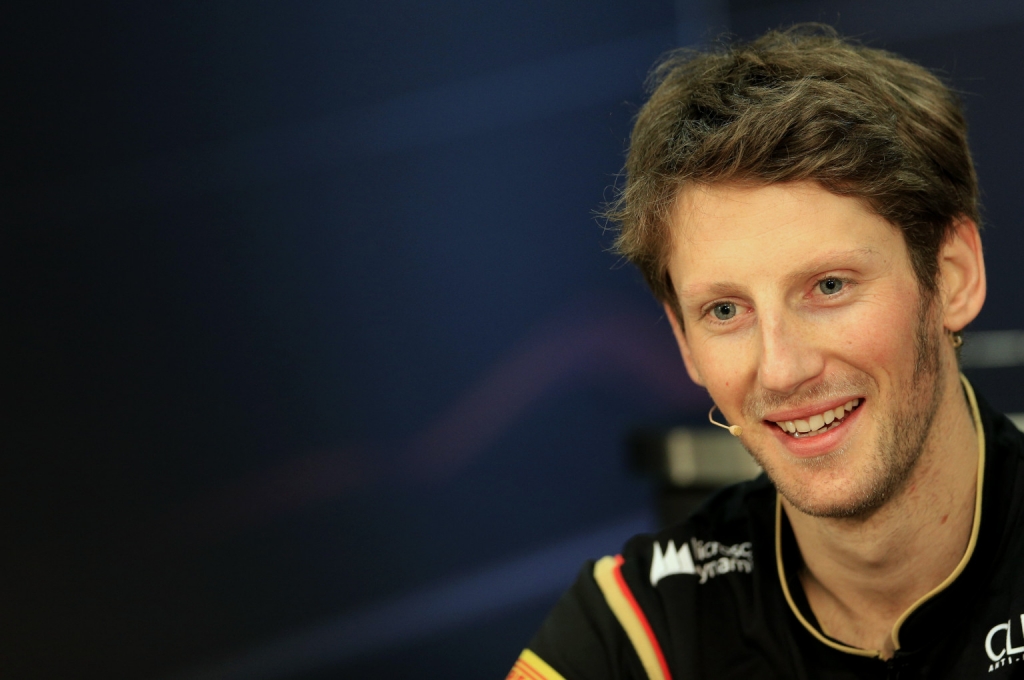 Lotus F1 Team's French driver Romain Grosjean  sits during a press conference at the Circuit de Monaco in Monte Carlo on May 22, 2013 ahead of the Monaco Formula One Grand Prix.   AFP PHOTO / ALEXANDER KLEIN        (Photo credit should read ALEXANDER KLEIN/AFP/Getty Images)